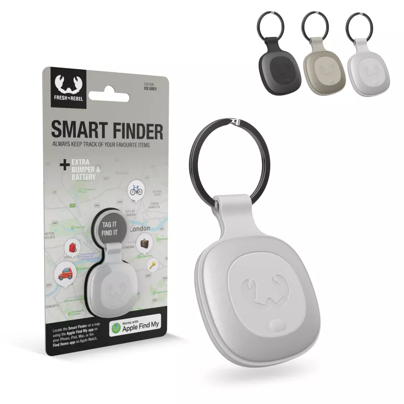 6SFT1 | Fresh 'n Rebel Smart Finder (Apple Find My) - jasnoszary (LT49200-N0062)