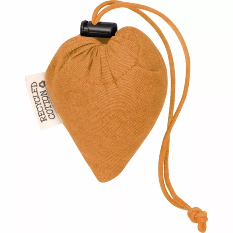 Składana torba z bawełny i poliestru z recyklingu 118 g/m² ANJA - pomarańczowy (6526210)