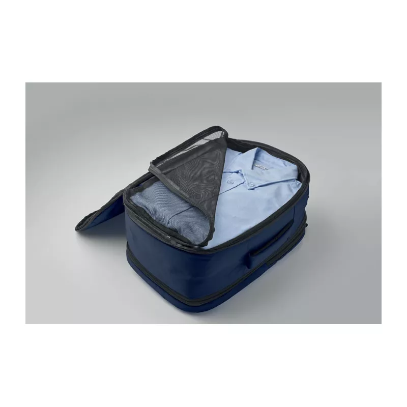 Plecak kabinowy z RPET na laptop 15" FLYSAFE - Niebieski (MO2840-04)