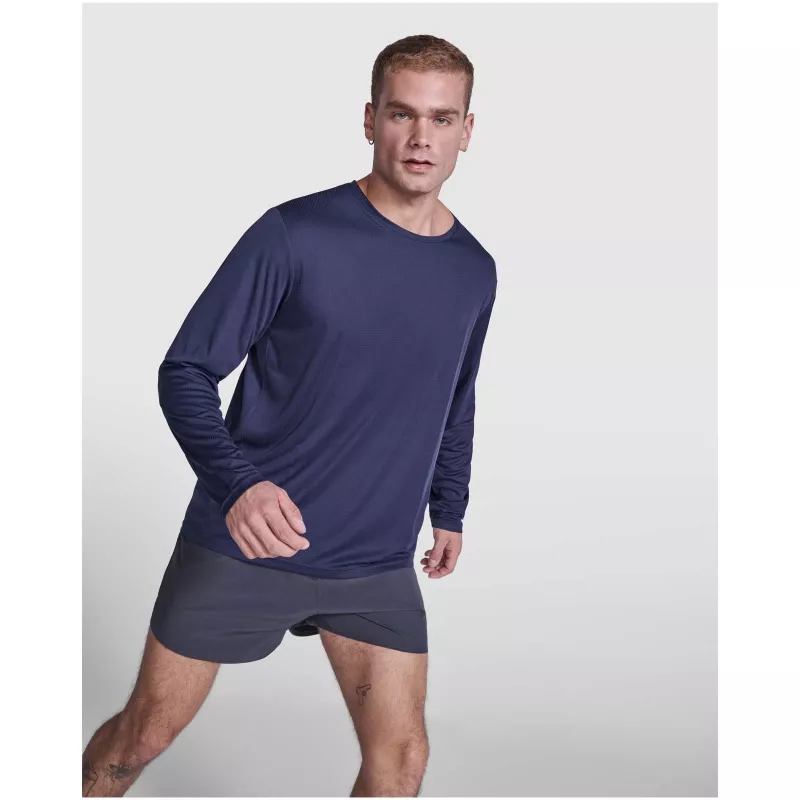 Estorii męska koszulka z długim rękawem - Biały (R0432-WHITE)