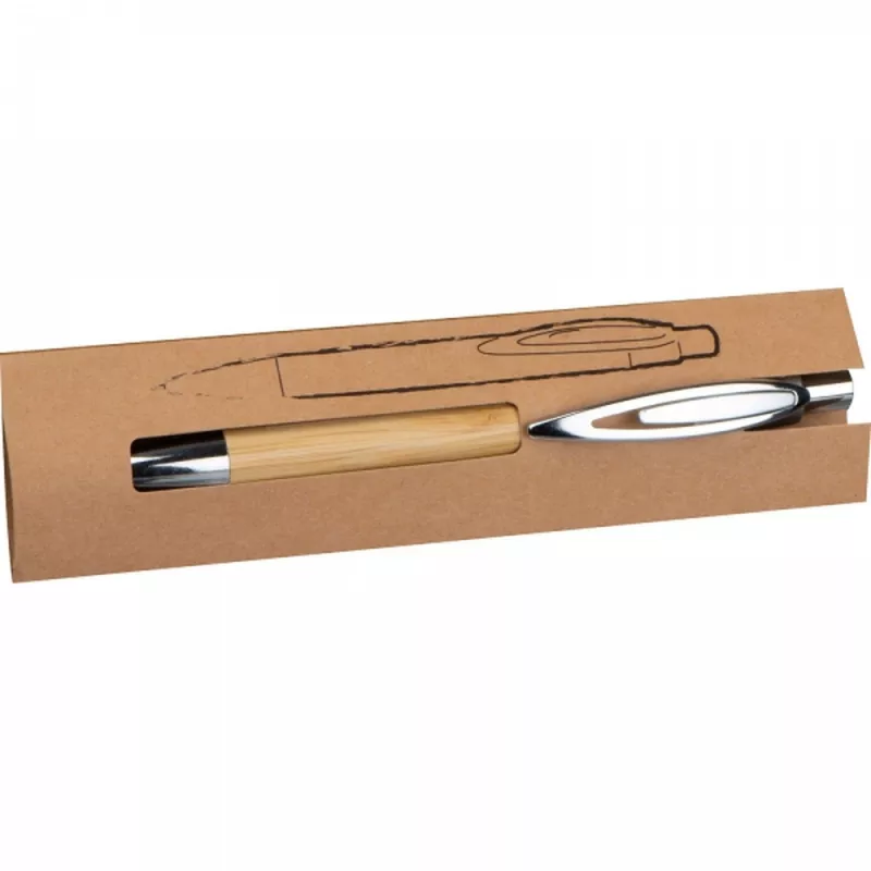 Długopis bambusowy GERHARD - beżowy (1149513)