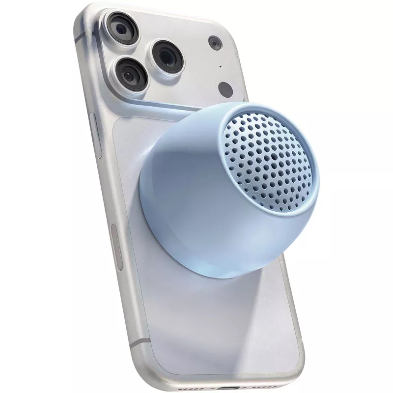 Boompods Zero-Snap 5W, wodoodporny, bezprzewodowy głośnik z magnetycznym mocowaniem - Bladoniebieski (12083050)