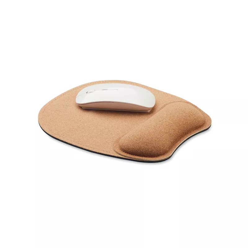 Podkładka pod mysz z korka ergonomiczna MARBO - Bezowy (MO2113-13)