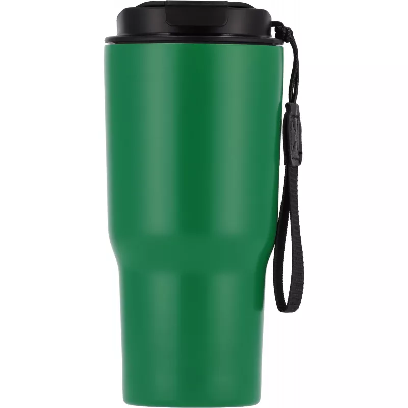 Kubek termiczny 550 ml ze stali z recyklingu DANA - zielony (8523909)