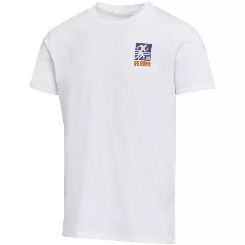 Balfour organiczna koszulka unisex o gramaturze 200 g/m² z krótkim rękawem i certyfikatem OCS - Biały (39557-WHITE)