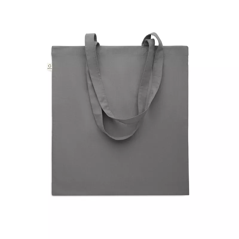 Torba z bawełny z recyklingu 140 g/m² VIVEKA COLOUR - Kamienny Szary (MO2302-15)