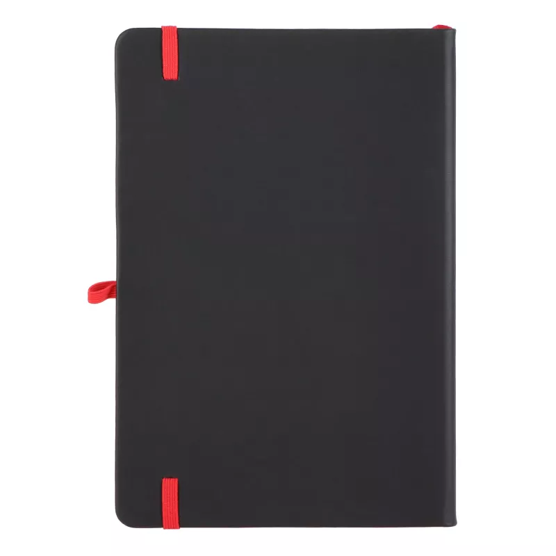 Notatnik Iroko z twardą okładką Laser A5 - czarno / czerwony (LT92090-N0221)