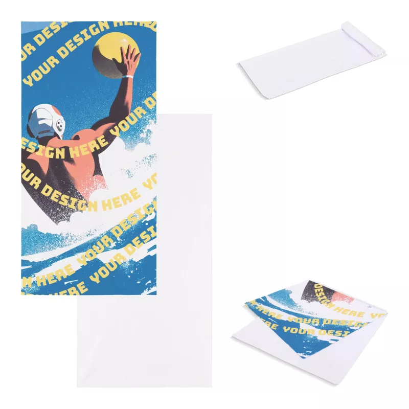 Szybkoschnący ręcznik 70 x 140 cm (200 g/m²)  sublimacja - biały (LT97212-N0001)