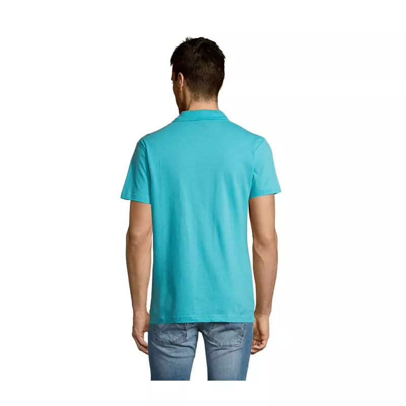 Koszulka polo męska piqué 170 g/m² Sol's SUMMER II - Niebieski Atol (S11342-AL)