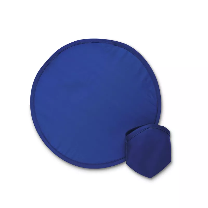 Frisbee składane z poliestru w etui ATRAPA - Niebieski (IT3087-04)