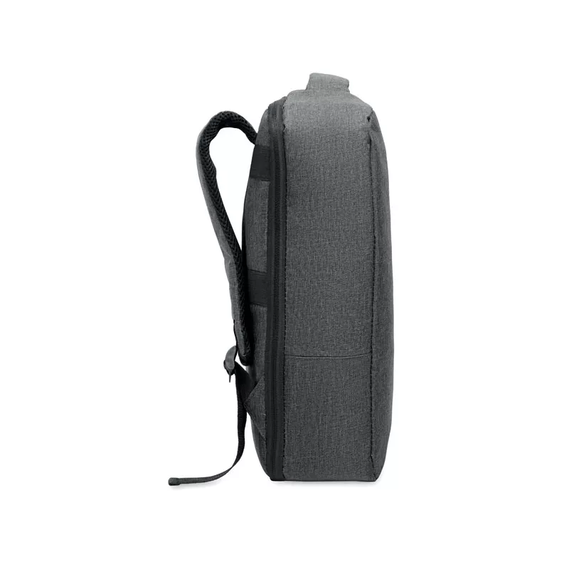 Plecak na laptop 15" z RPET LAUGAR - Kamienny Szary (MO2305-15)