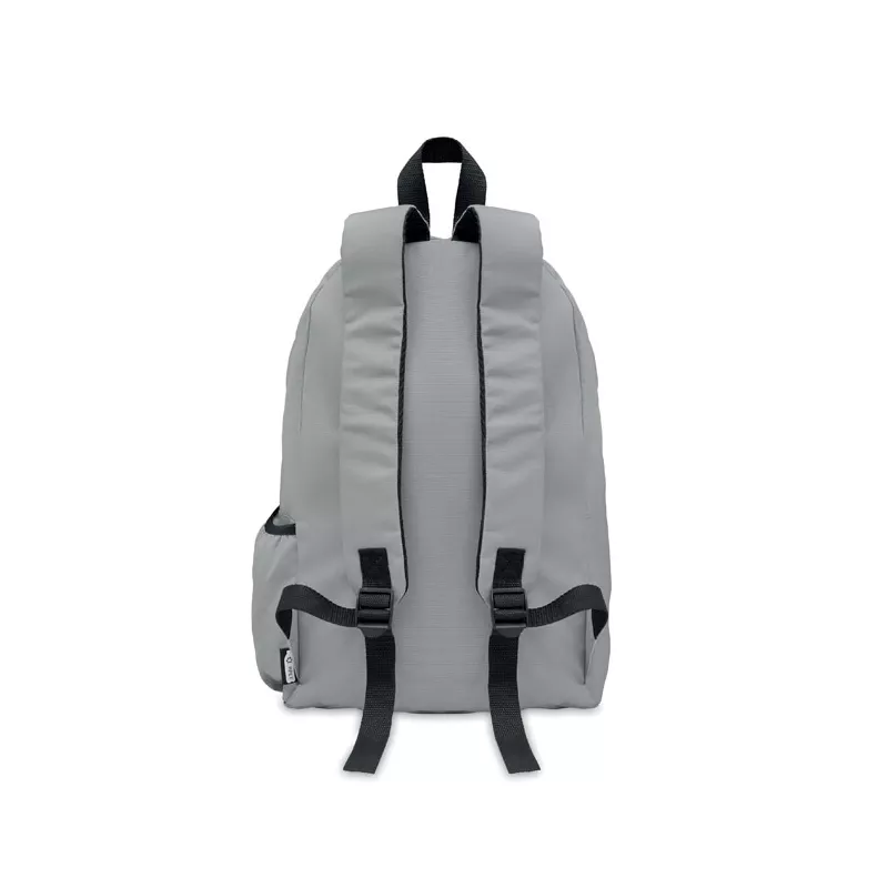 Plecak RPET 600D z wyściełanymi plecami BAPAL+ - Szary (MO6703-07)