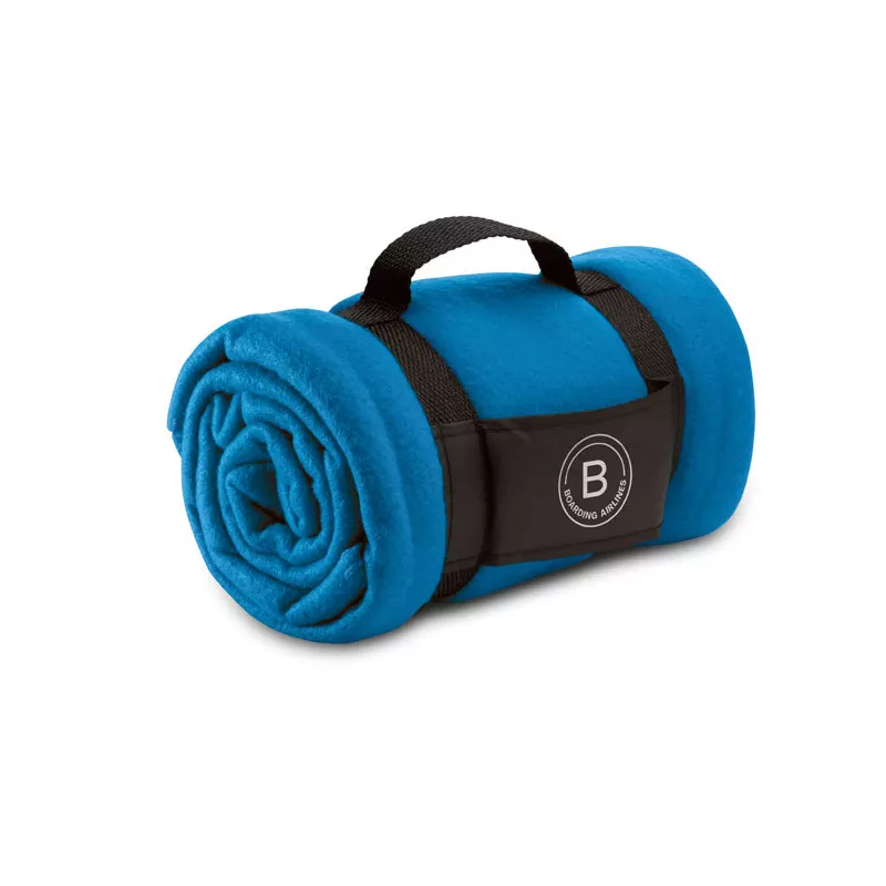 Koc polarowy z rączką 120x150 cm 180 g/m² STAVENGER - Niebieski (MO7245-37)
