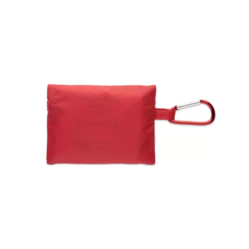 Apteczka kompaktowa w etui z RPET CAREONE - Czerwony (MO2819-05)