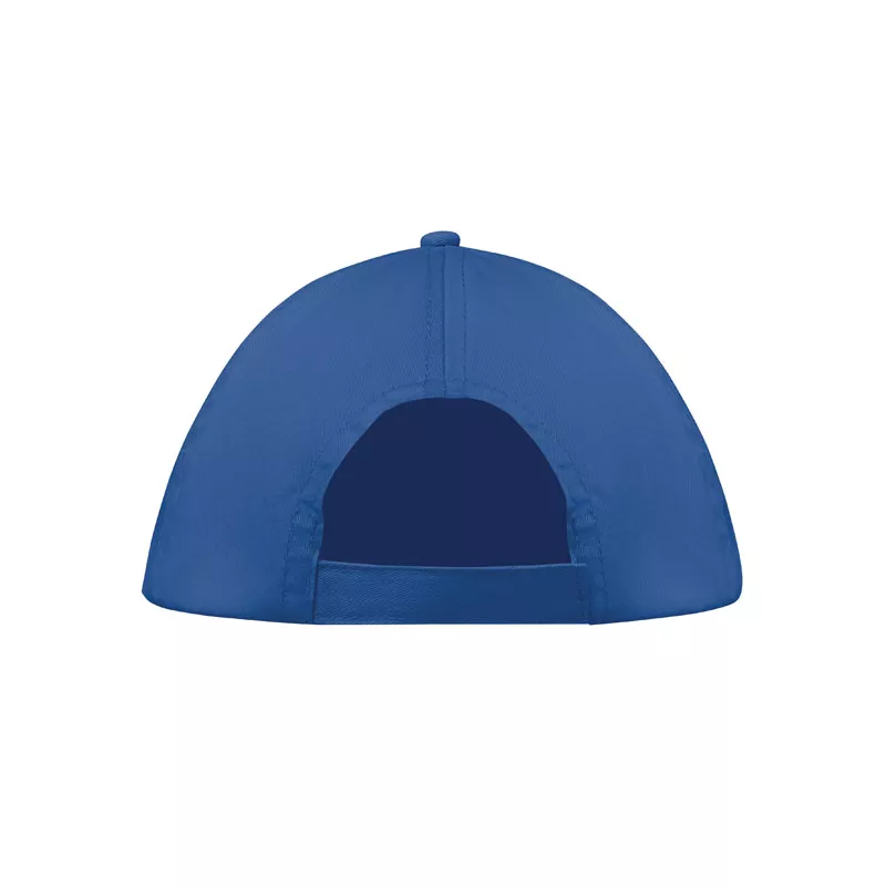 Czapka z daszkiem 5-panelowa z bawełny 160 g/m² BUZZ - Niebieski (MO1447-37)