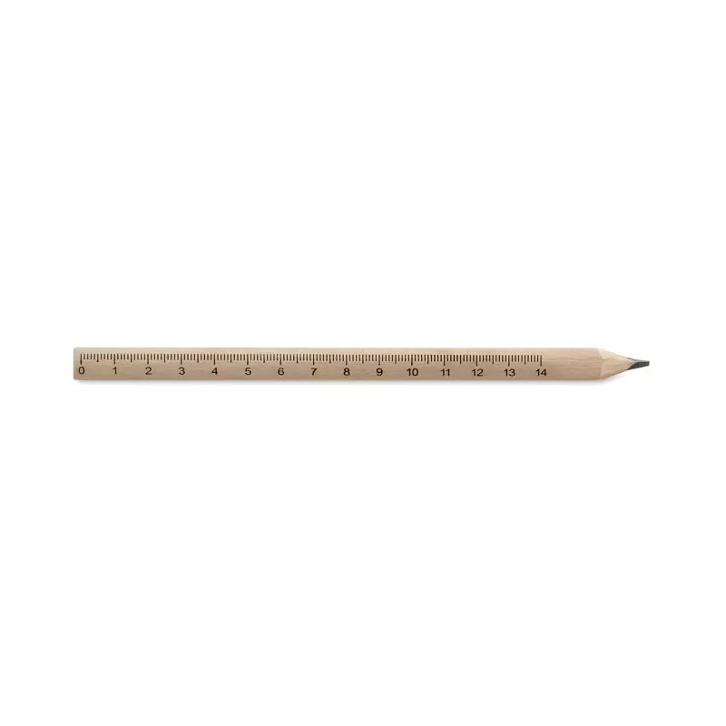 Ołówek stolarski z linijką 14 cm MADEROS - Drewna (MO8686-40)