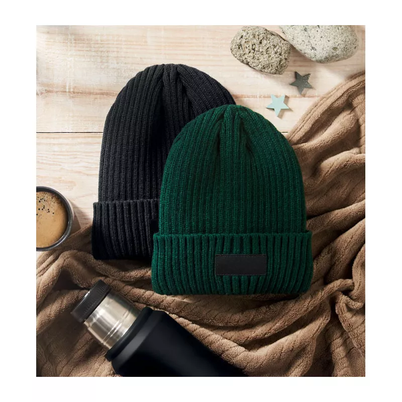 Czapka zimowa unisex z izolacją 3M ANVIK - Ciemnozielony (MO2700-60)
