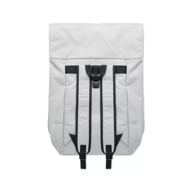 Plecak rolltop na laptop 15" z poliestru 600D IREA - Bialy (MO2170-06)