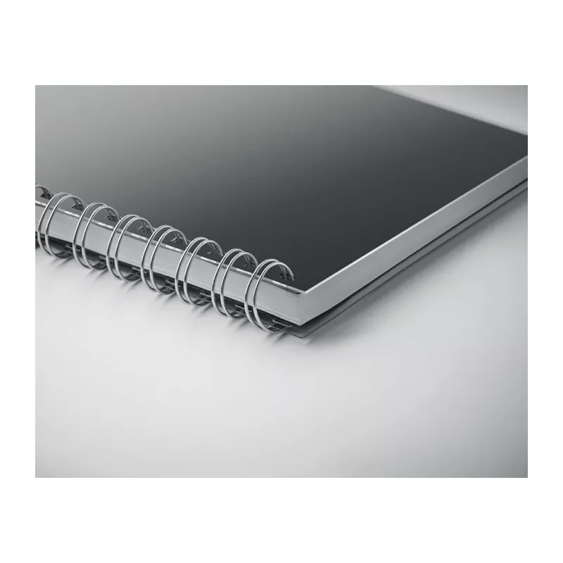 Notes A5 w okładce RPET 80 kartek w linię ANOTATE - Czarny (MO6532-03)