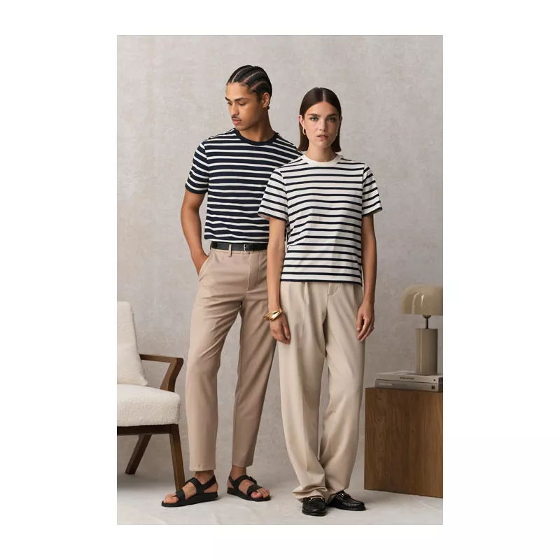 Koszulka damska organiczna Sol's LEGEND WOMEN - Navy|Off White (S04776-BH)