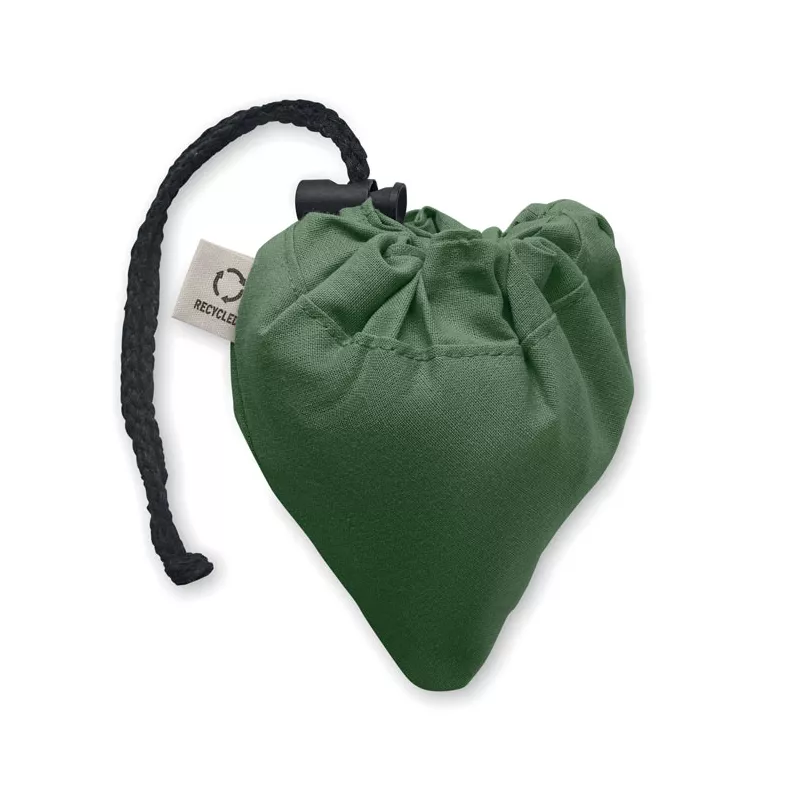 Torba składana z recyklingu 140 g/m² CARRIE COLOUR - Ciemnozielony (MO2487-60)