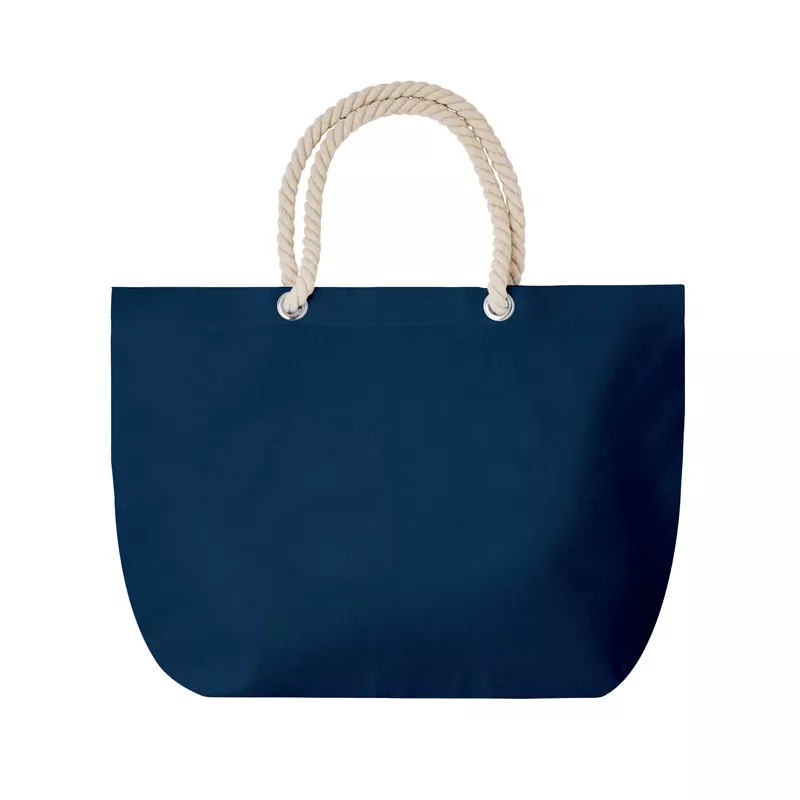 Torba plażowa bawełniana 220 g/m² MENORCA - Niebieski (MO9813-04)