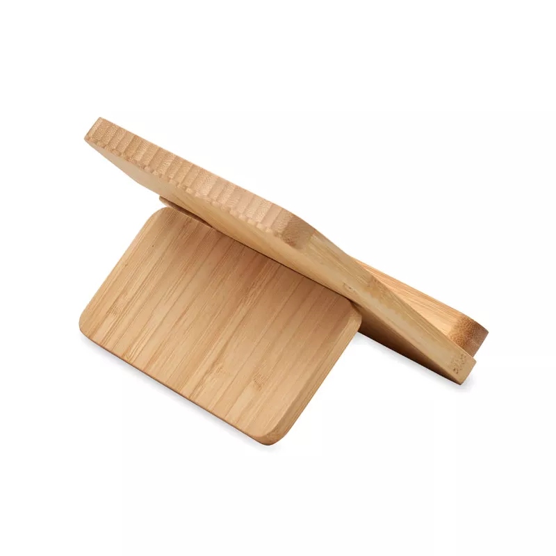 Stacja ładująca 3 w 1 15W w bambusowym etui BOOGAR - Drewna (MO2458-40)