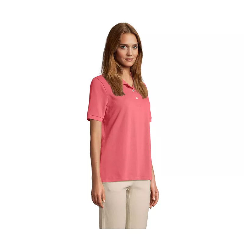 Koszulka polo damska Sol's PACIFIC WOMEN - Folk Pink Twin (S04440-FY)