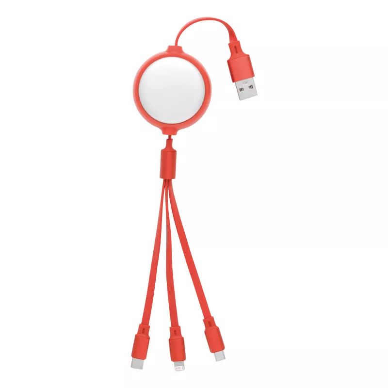 Kabel ładujący RETRACT - czerwony (56-1107293)
