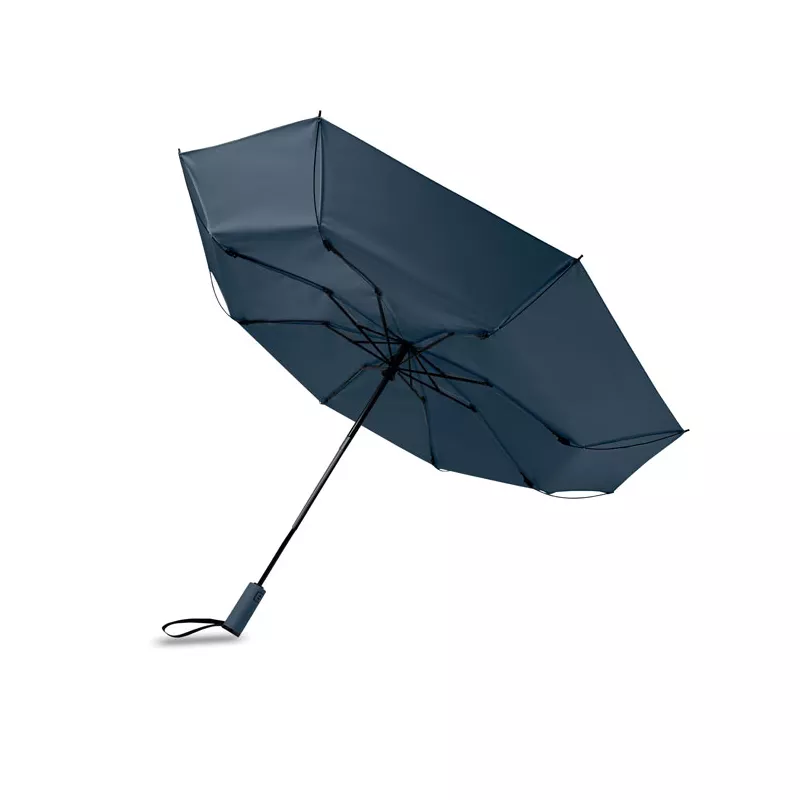 Parasol odwrotny składany 23" z RPET AGUMBE - Niebieski (MO2925-04)