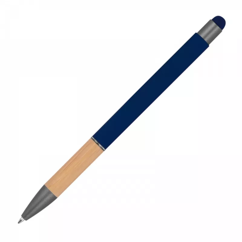 Długopis metalowy touch pen soft touch BRYGIDA - granatowy (1358144)