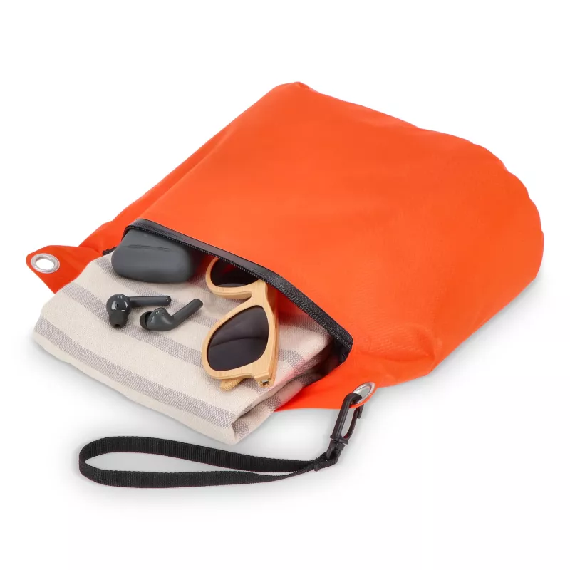 Wodoodporna torba na ramię z ripstopu 33 x 23 x 13 cm - pomarańczowy (LT95344-N0026)