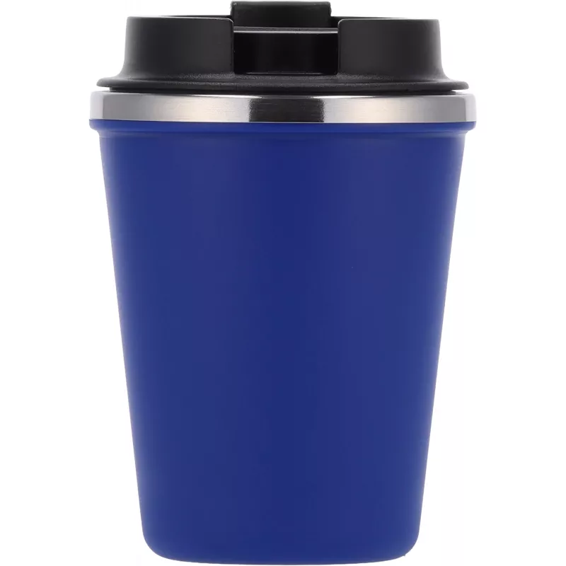 Kubek termiczny 350 ml z powłoką z recyklingu METODY - niebieski (8496204)