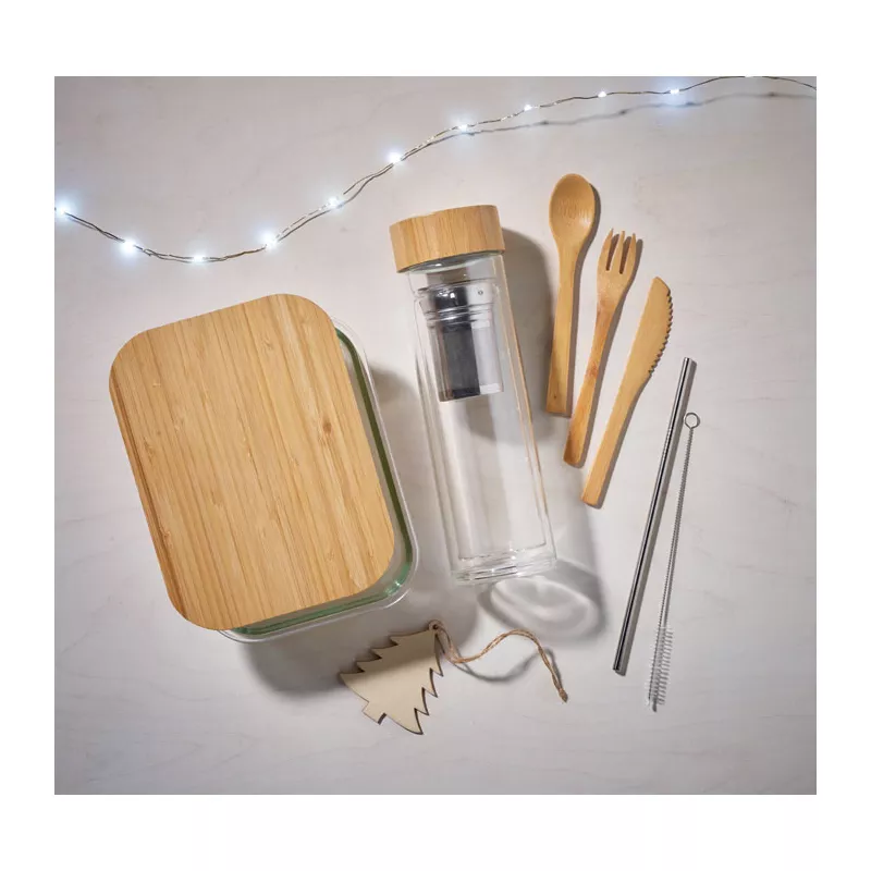Lunchbox szklany 800 ml TUNDRA LUNCHBOX - Przezroczysty (MO9962-22)