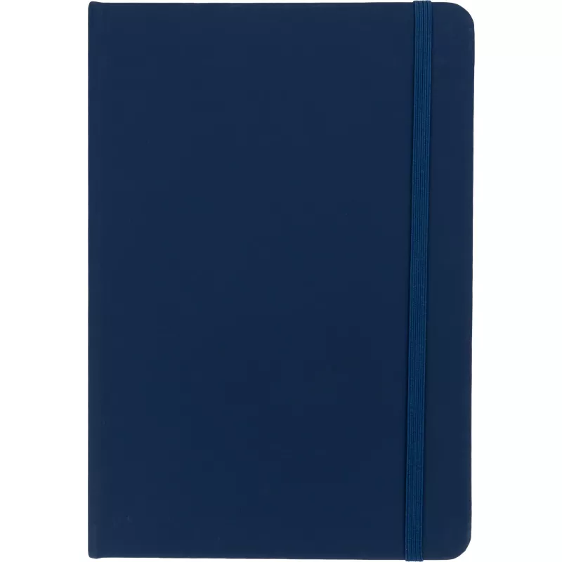 Notatnik A5 w linie z materiałów z recyklingu DOMINIK - granatowy (2526144)