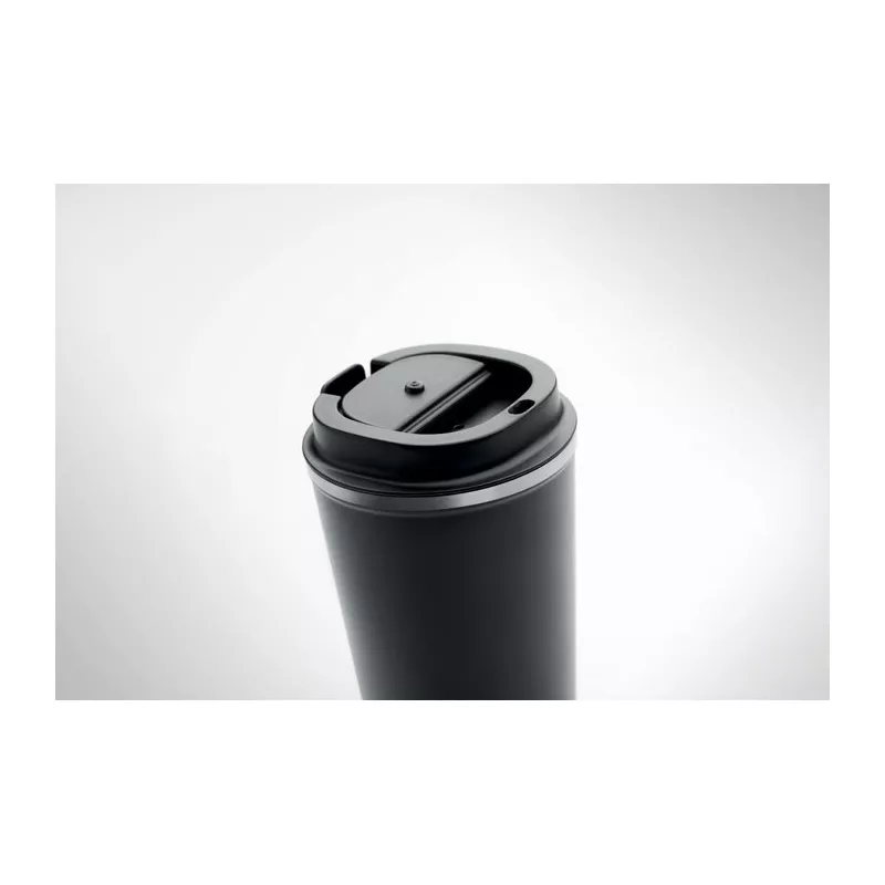 Kubek termiczny ze stali 350 ml BRACE - Czarny (MO6276-03)