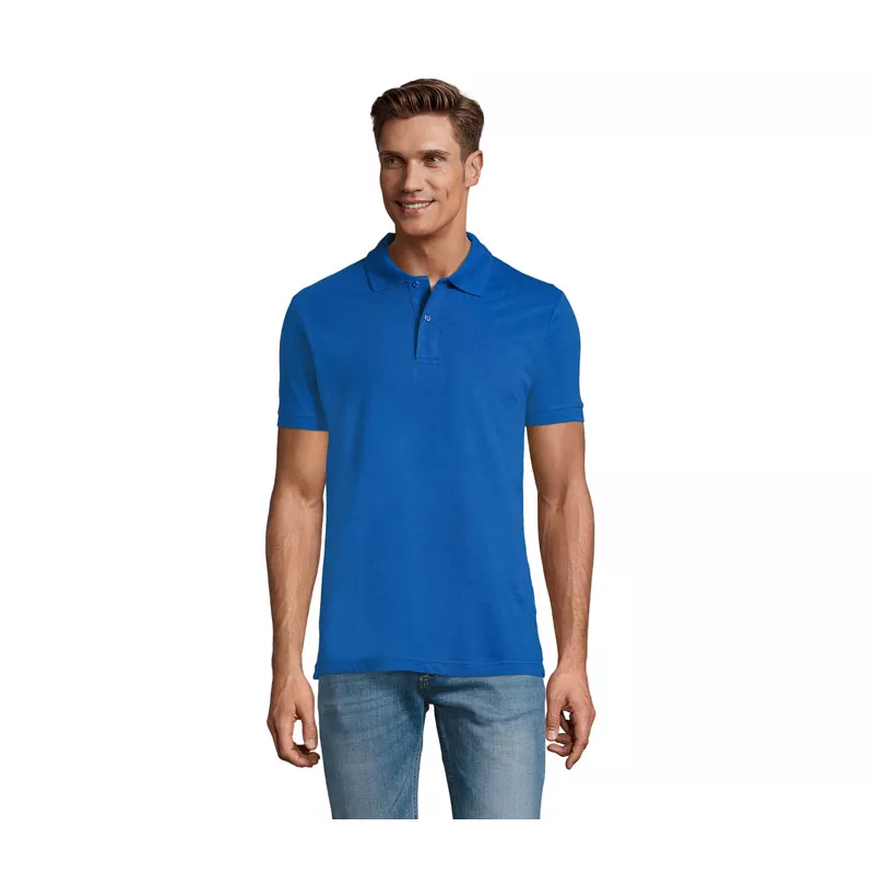 Koszulka polo męska piqué 180 g/m² Sol's PERFECT MEN - Niebieski (S11346-RB)