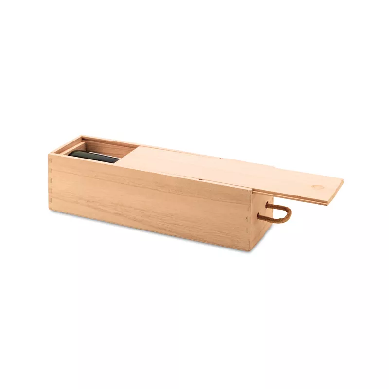 Skrzynka na wino z drewna paulowni VINBOX - Drewna (MO9413-40)