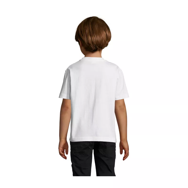 Koszulka dziecięca 190 g/m² Sol's IMPERIAL KIDS - Bialy (S11770-WH)