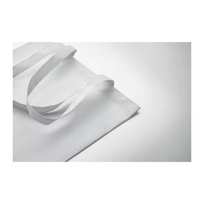 Torba na zakupy z włókniny RPET 80 g/m² KAIMANI - Bialy (MO2194-06)