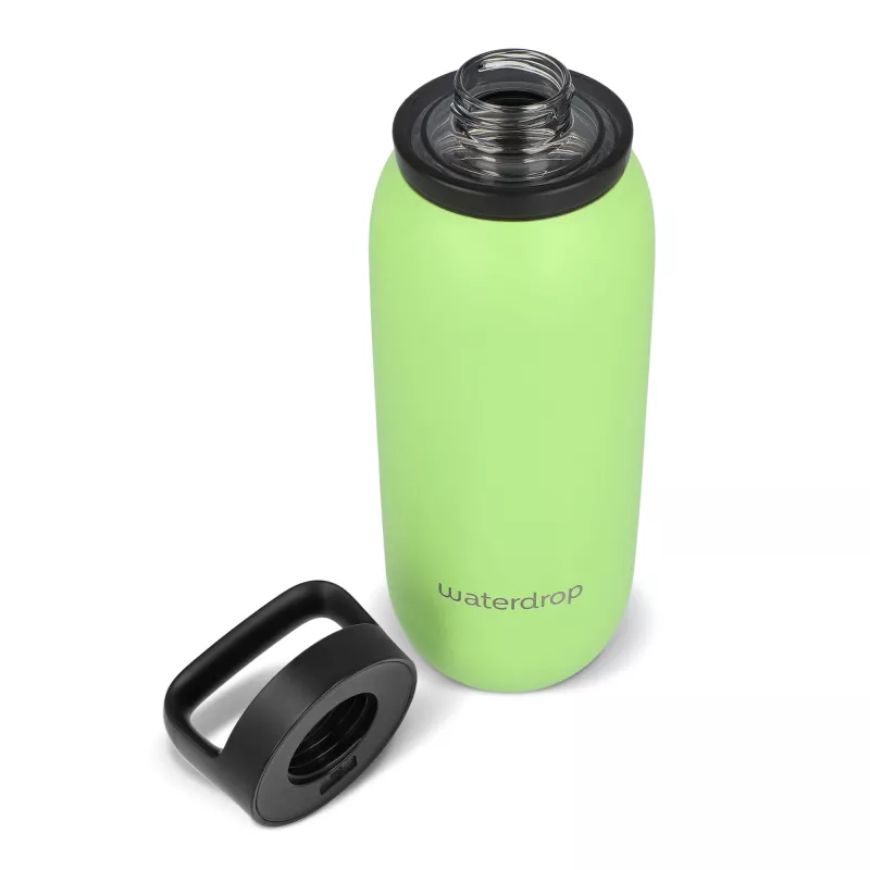 Termiczna butelka uniwersalna Waterdrop z ustnikiem 600 ml - jasnozielony (LT47000-N0032)