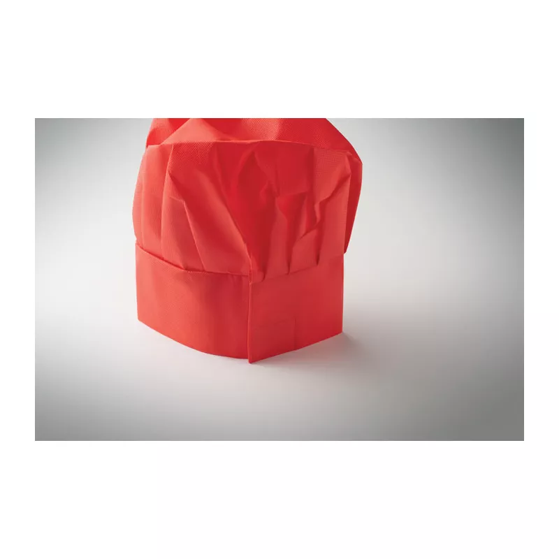 Fartuch i czapka kucharska dla dzieci 80 g/m² KID CHEF - Czerwony (MO2826-05)