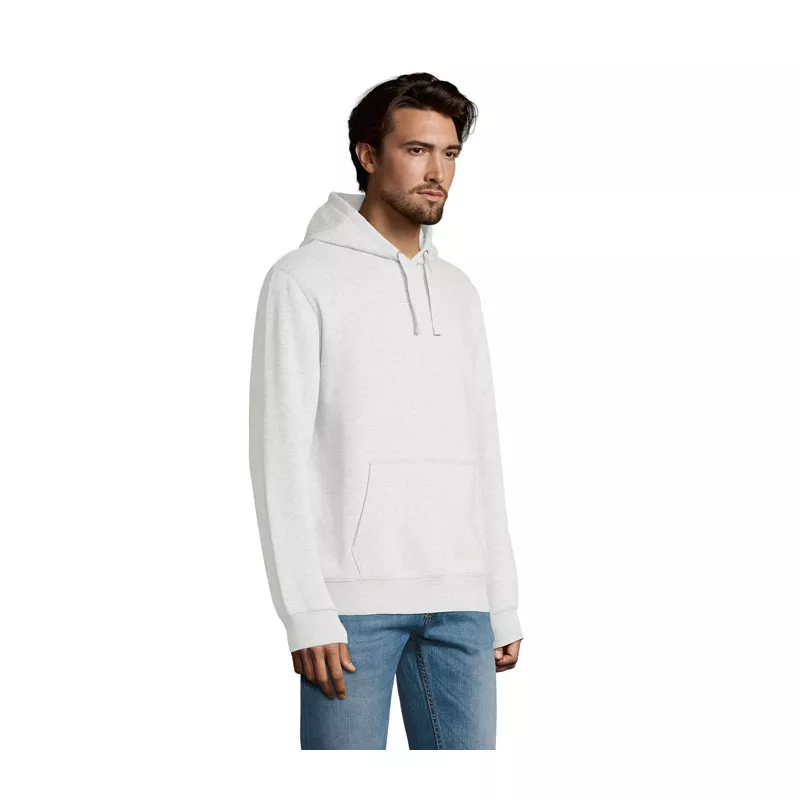 Bluza męska z kapturem 280 g/m² Sol's SPENCER - Popiól (S02991-AS)