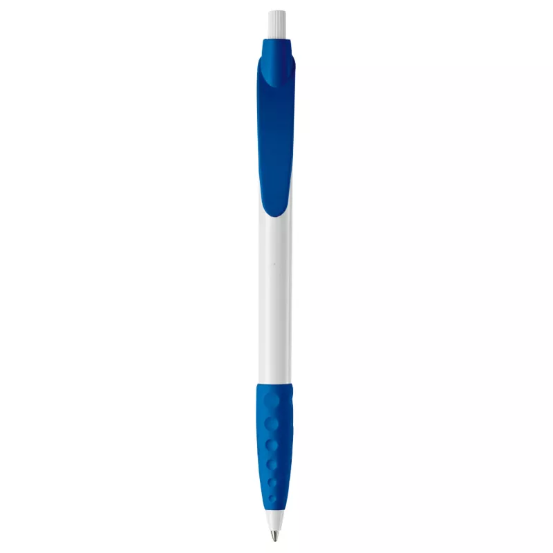 Długopis plastikowy (ABS) Cosmo - biało / królewskoniebieski (LT87622-N0114)