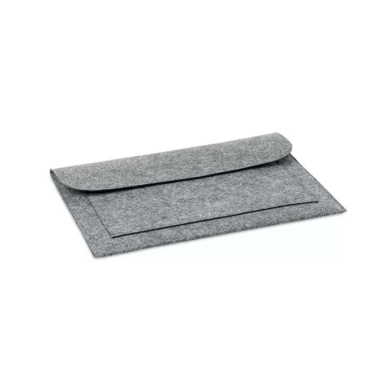 Etui na laptopa 15" z filcu RPET POUCHLO - Szary (MO9818-07)