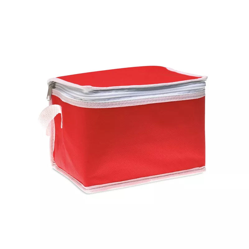 Torba chłodząca na 6 puszek 80 g/m² PROMOCOOL - Czerwony (MO7883-05)