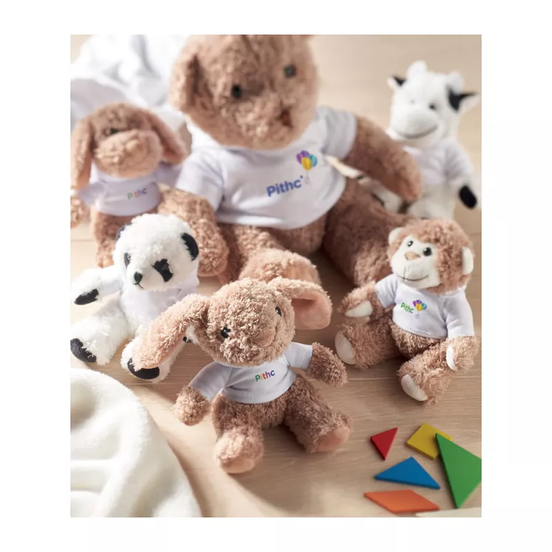 Pluszowy królik w bluzie z kapturem BUNNY - Bialy (MO2121-06)