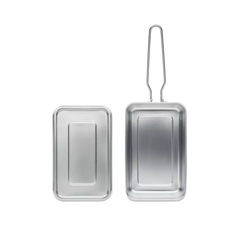 Lunchbox ze stali nierdzewnej 750 ml TAMELUNCH - Srebrny (MO2224-14)