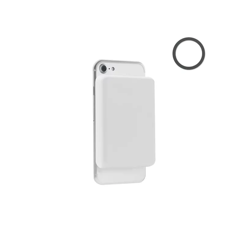 Powerbank magnetyczny 5000 mAh 15W DOUBLETIC - Bialy (MO6874-06)