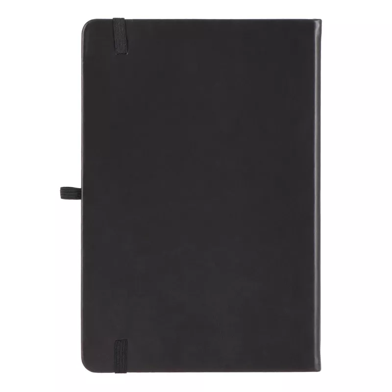 Notatnik Iroko z twardą okładką Laser A5 - czarno / czarny (LT92090-N0202)